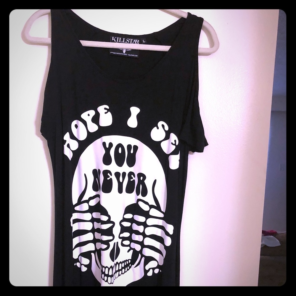 Killstar cold shoulder dress